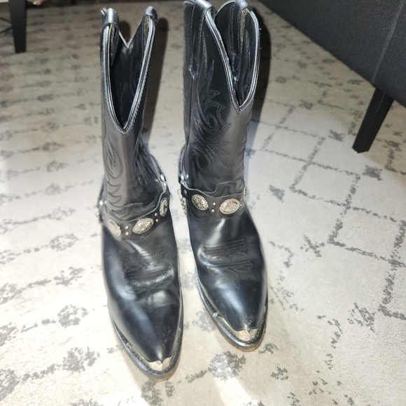 Laredo 10.5 D Mens Leather Boots - Picture 2 of 4